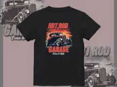 新品❤️Tシャツヴィンテージカーホットロッドアメリカン バックプリント
