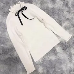 titty&Co. ティティーアンドコー（F）セーター ニット リボン リブ