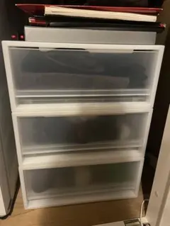 プラスチック 4段引き出し式衣類収納