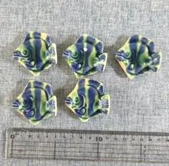 魚の箸置き 5個セット　陶器　焼物