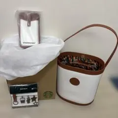 【未使用品】Starbucks トートバッグ スマホショルダー チャーム付き