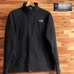 【G25】ザ ノースフェイス フリースジャケット フルジップ ブラック M