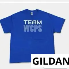 ギルダン DRYBLEND TEAM WCPS カレッジTシャツ青メンズ 2XL