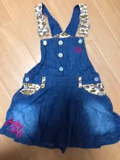 【ベビードール❤︎】120㎝★デニム ジャンパースカート