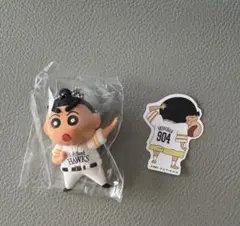 ホークス クレヨンしんちゃん シークレットラバーマスコット しんちゃん