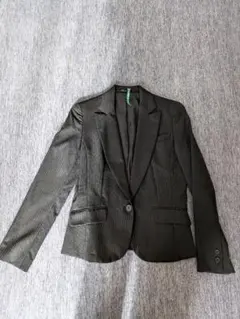 シングルボタン ブラック ジャケット