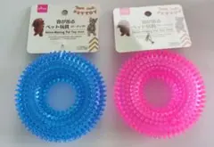 ダイソー 音が出るペット玩具 ドーナッツ おもちゃ ドーナツ　2個のサムネイル