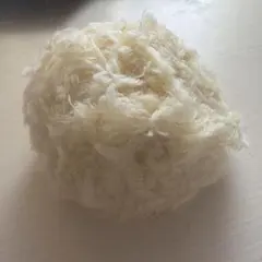 毛糸 ふわもこモール アイボリー