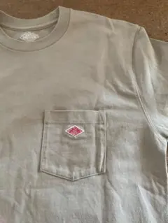 DANTON ベージュ ポケット付きTシャツのサムネイル