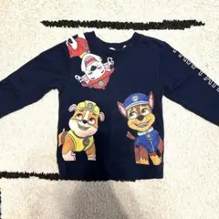 【110】【120】パウパトロール 長袖トレーナー ネイビー