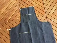 耳付き【50's デニム ワーク エプロン】ビンテージ カバーオール