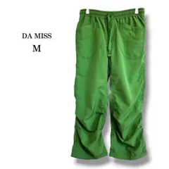 【DA Miss】ダミス　クシュクシュデザインパンツ　ダンスウェア　グリーン　Mのサムネイル