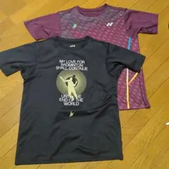 バドミントンシャツ2枚　リンダン