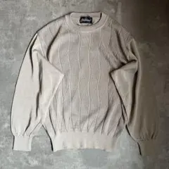 vintage beige color Design Knit
