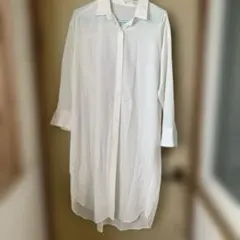 サマンサモスモスブルー　ロングシャツ　ワンピース