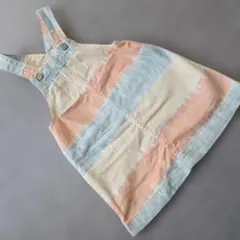 タイダイ柄　ジャンバースカート 2y