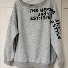 オフショルダーオーバーサイズスウェット