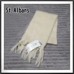 新品 St.Albans/セント・アルバンス モヘアスカーフ ストール