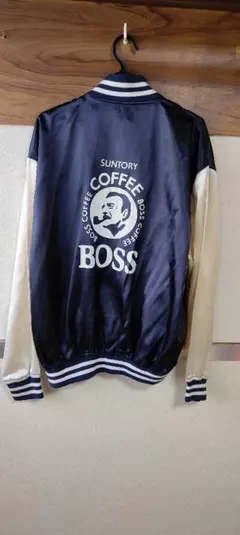 希少SUNTORY コーヒー BOSS スタジアムジャンパー