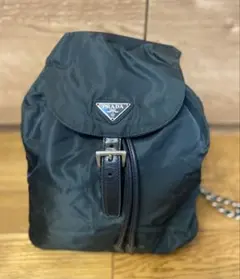 PRADA リュック　シルバーチェーン