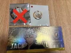 ツイステ　ブレイジングジュエル　チケット風カード、缶バッジジャック