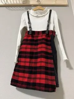 ワンピース　100 110 120  130 プティマイン　サロペット　キッズ