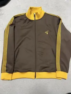 蜂 刺繍 サイドライン トラックジャケット