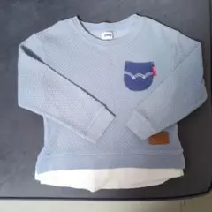 EDWIN グレー ポケット付き トレーナー 100cm~