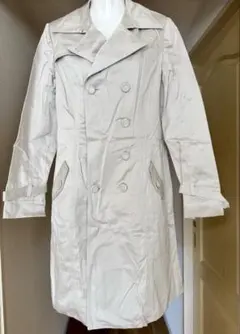 COMME CA ISM グレージュ ロングコート トレンチ M リクルート