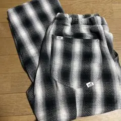 B:MING by BEAMS シャドーチェック 黒　ネルシャツ素材　オンブレ