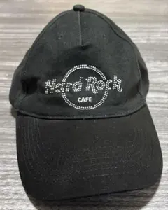 Hard Rock Cafe TOKYO キャップ 黒 ストーン装飾ロゴ