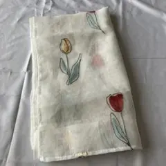 3COINS カーテン　チューリップ　43×150