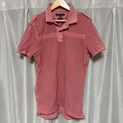 TOMMY HILFIGER ガーメントダイ ポロシャツ ピンク　S size