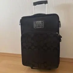 COACH ブラック キャリーケース 中型