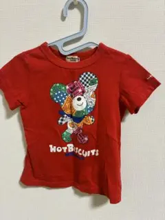HOT BISCUITS 赤色 Tシャツ 100cm