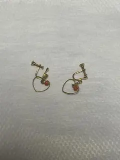 ハートデザイン　金ピアス　未使用品【値下げ相談可】