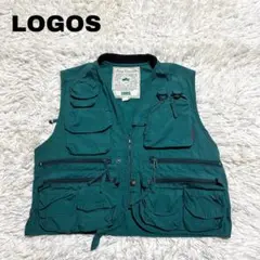 【LOGOS】ロゴス メンズ ベストジャケット オシャレ グリーン