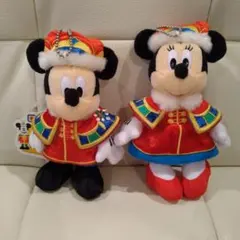 ディズニー ぬいぐるみバッジ クリスマス