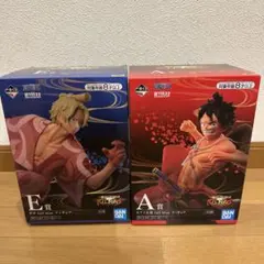 1番くじ ワンピース ルフィ太郎・サボ フィギュア