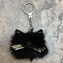 Kate Spade ケイトスペード　 キーホルダー　黒猫　チャーム