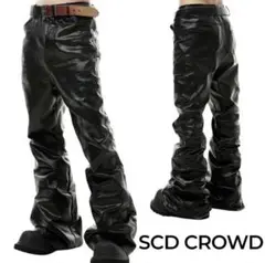 SCD crowd - PATCHWORK WAX PANTS Mサイズ