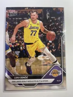 Luka Doncic Topps Now 期間限定　カード