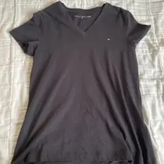 TOMMY HILFIGER Vネック Tシャツ ブラック Sのサムネイル