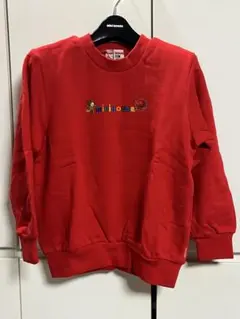 【新品】ミキハウス120cm赤色トレーナー★プッチーくんMIKIHOUSE