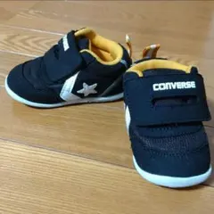 ❥❥CONVERSE ／12.5cmベビーシューズ ブラック/オレンジ