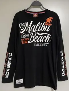 GOTCHA ガッチャ Malibu Beach 長袖カットソー ブラック XL