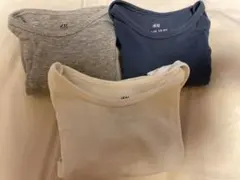 H&M 長袖ロンパース 3点セット