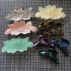 ヴィンテージ　ヘアクリップ　バンスクリップ　まとめ売り　8点