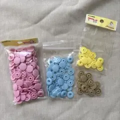 ワンタッチプラスナップ 10mm 4色セット