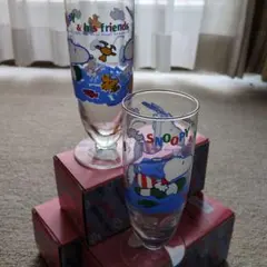 スヌーピー ガラスコップ 3個セット